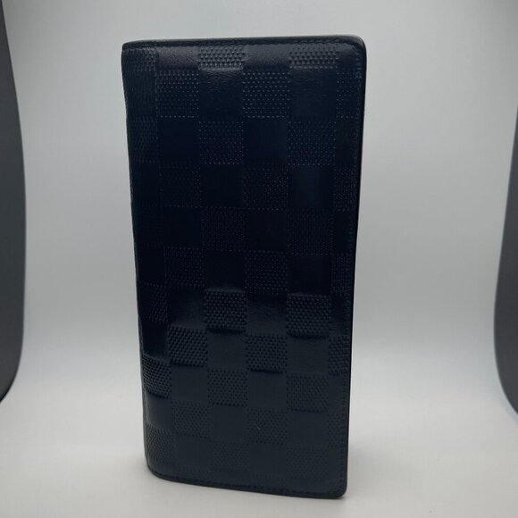 LOUIS VUITTON Damier Infini Portefeuille Bifold Wallet - Black - Preowned - Picture 1 of 13